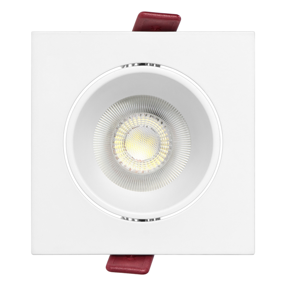 FONDI SC decorative frame for spotlight, MR16/GU10 max. 50W, square, fixed, aluminium, white